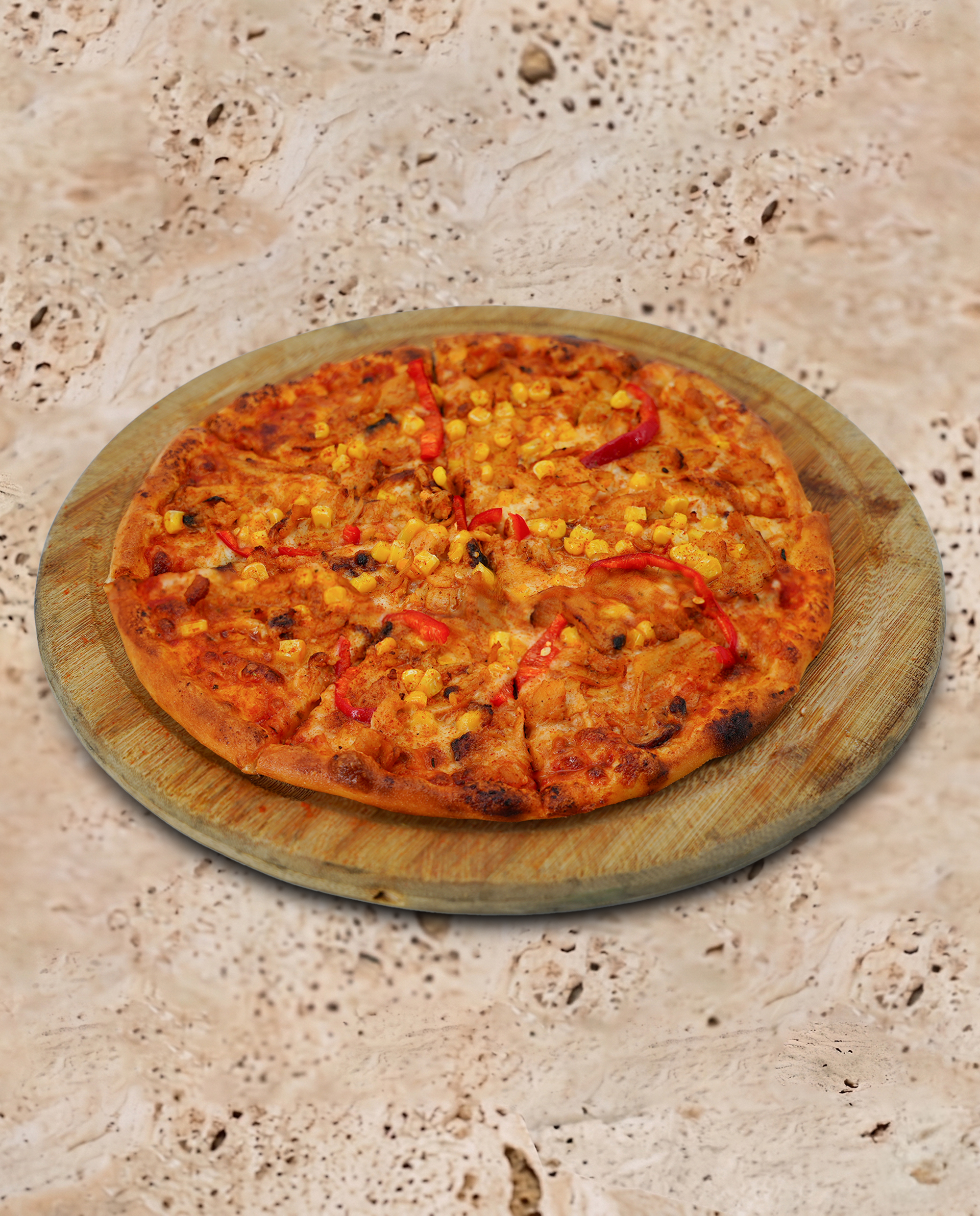 Pizza Tavuklu Büyük Boy