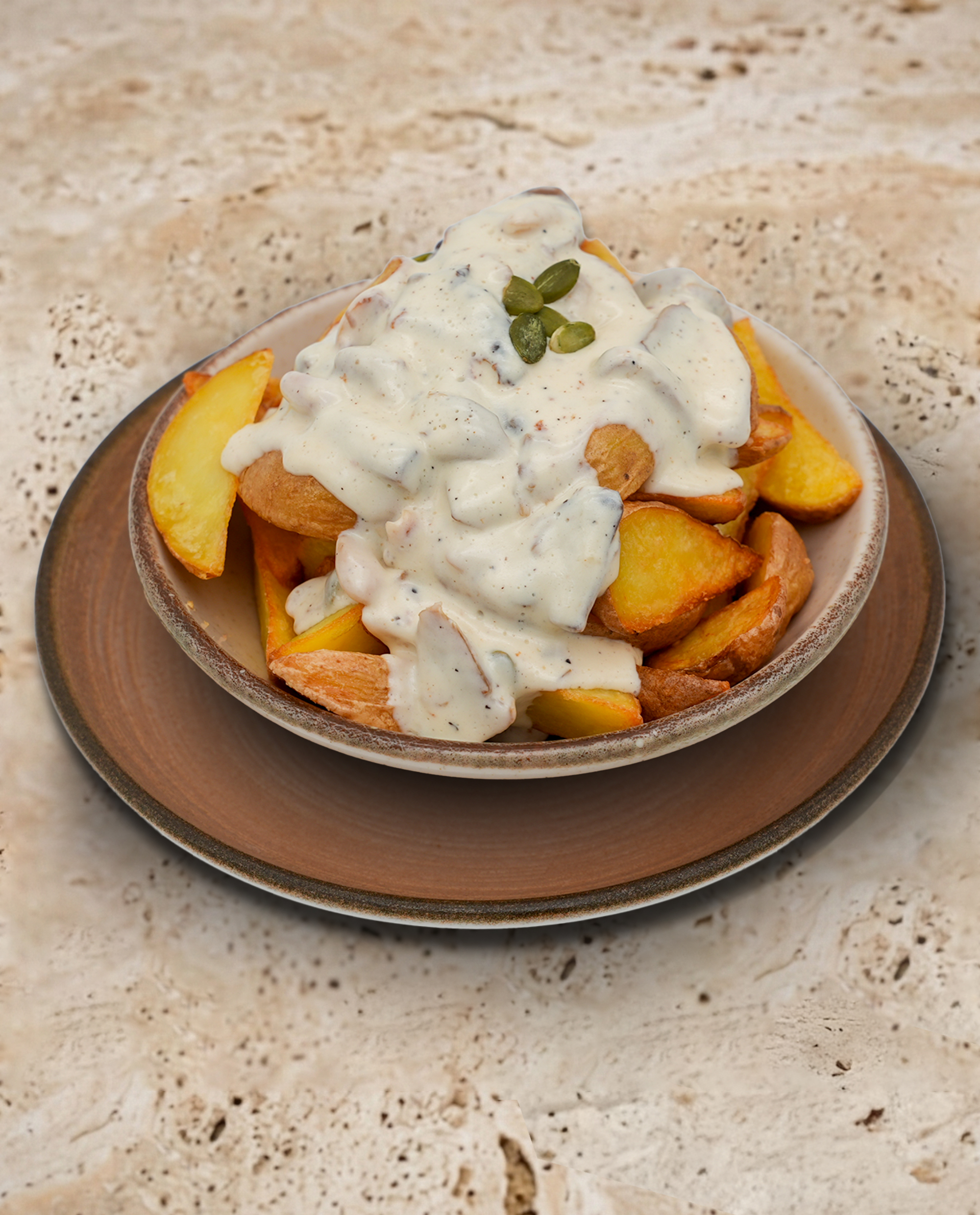 Kremalı Mantarlı Patates