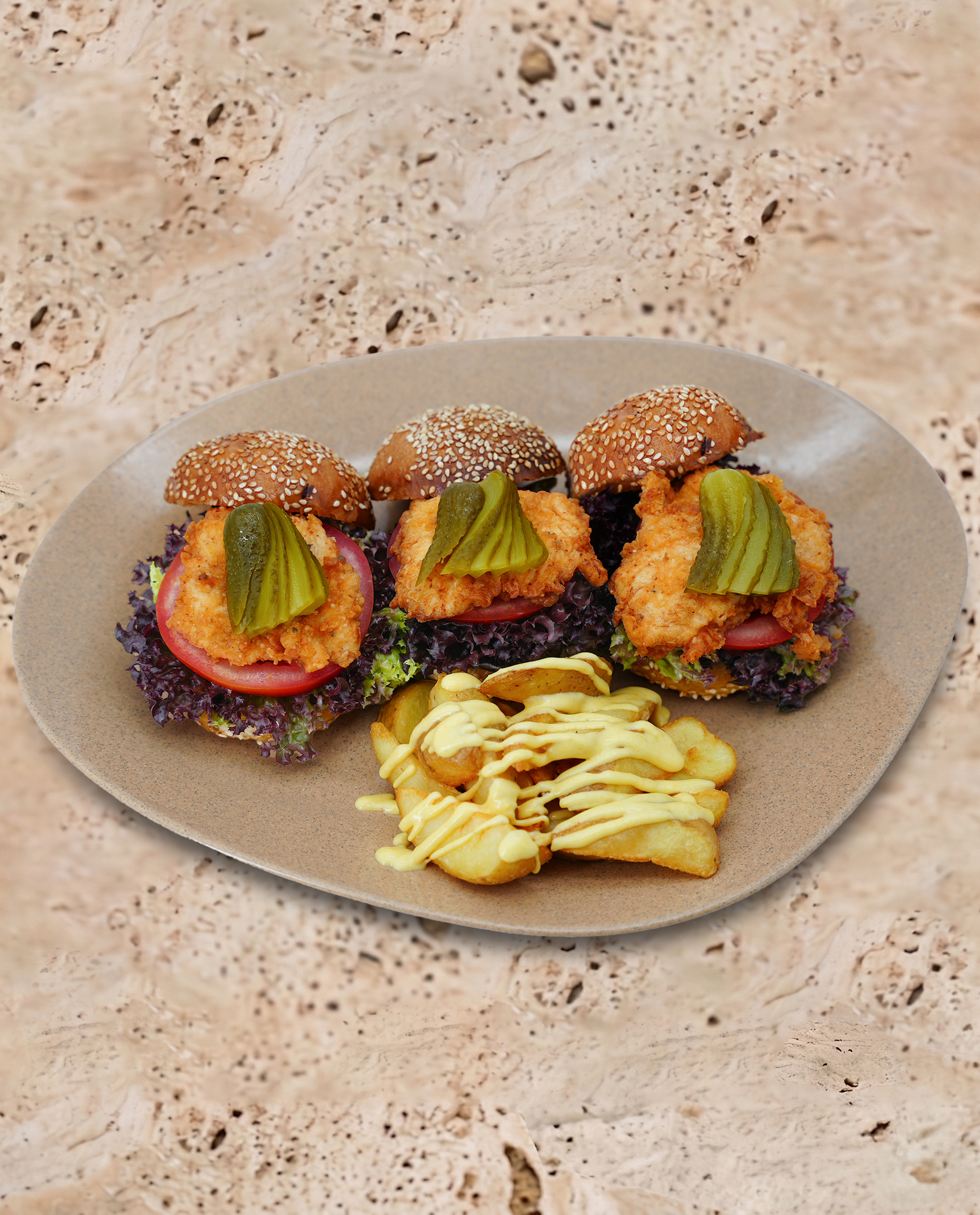 HAMBURGER ÜÇLÜ MİNİ CHICKEN