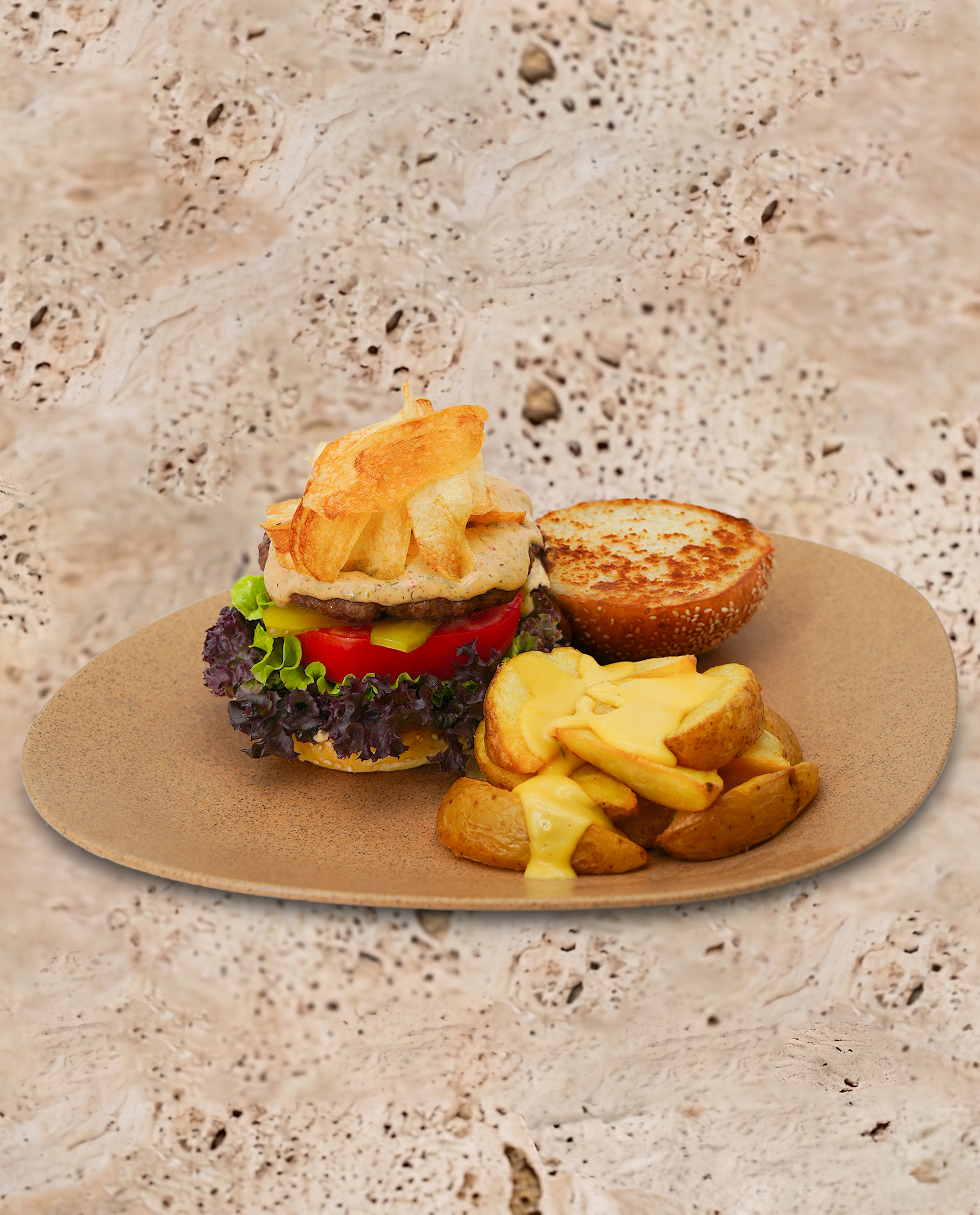 HAMBURGER TARTAR BEEF