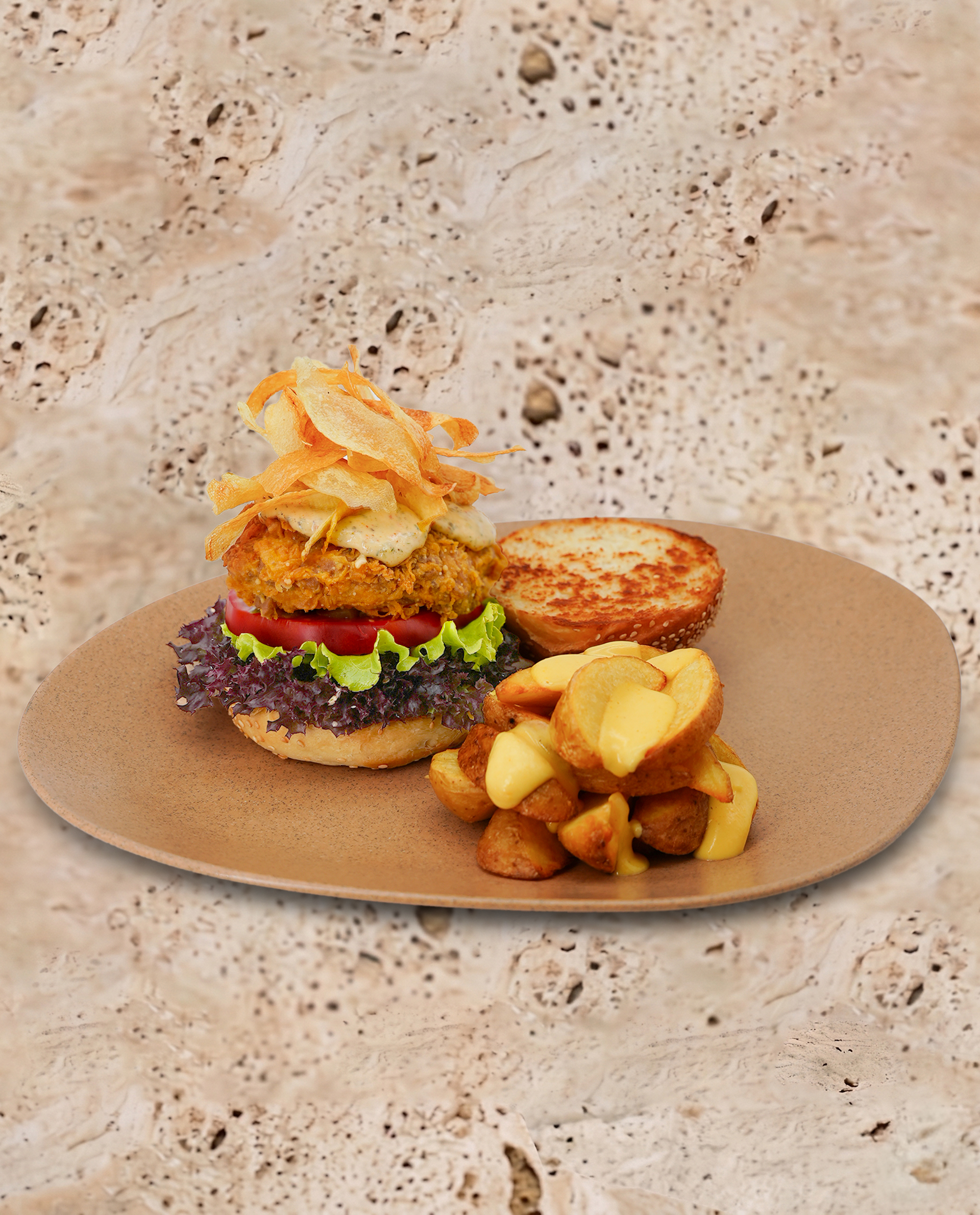 HAMBURGER TARTAR CHICKEN