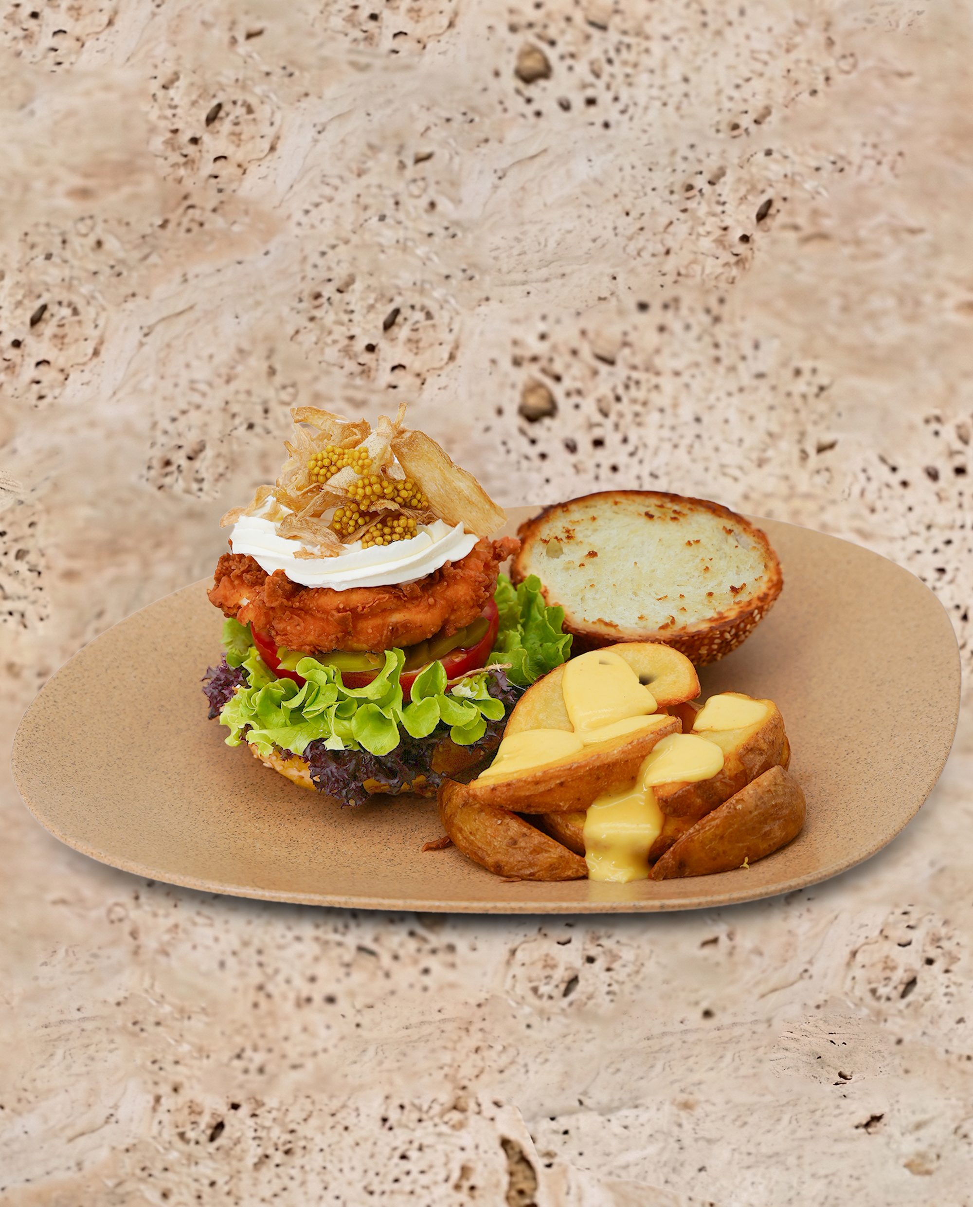HAMBURGER HARDZEN CHICKEN
